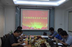 安徽省西商集团召开党总支扩大会议